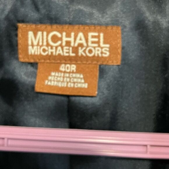 Michael Michael Kors Mens Blue and White Pinstripe Sport Jacket Size 40R - Picture 4 of 9